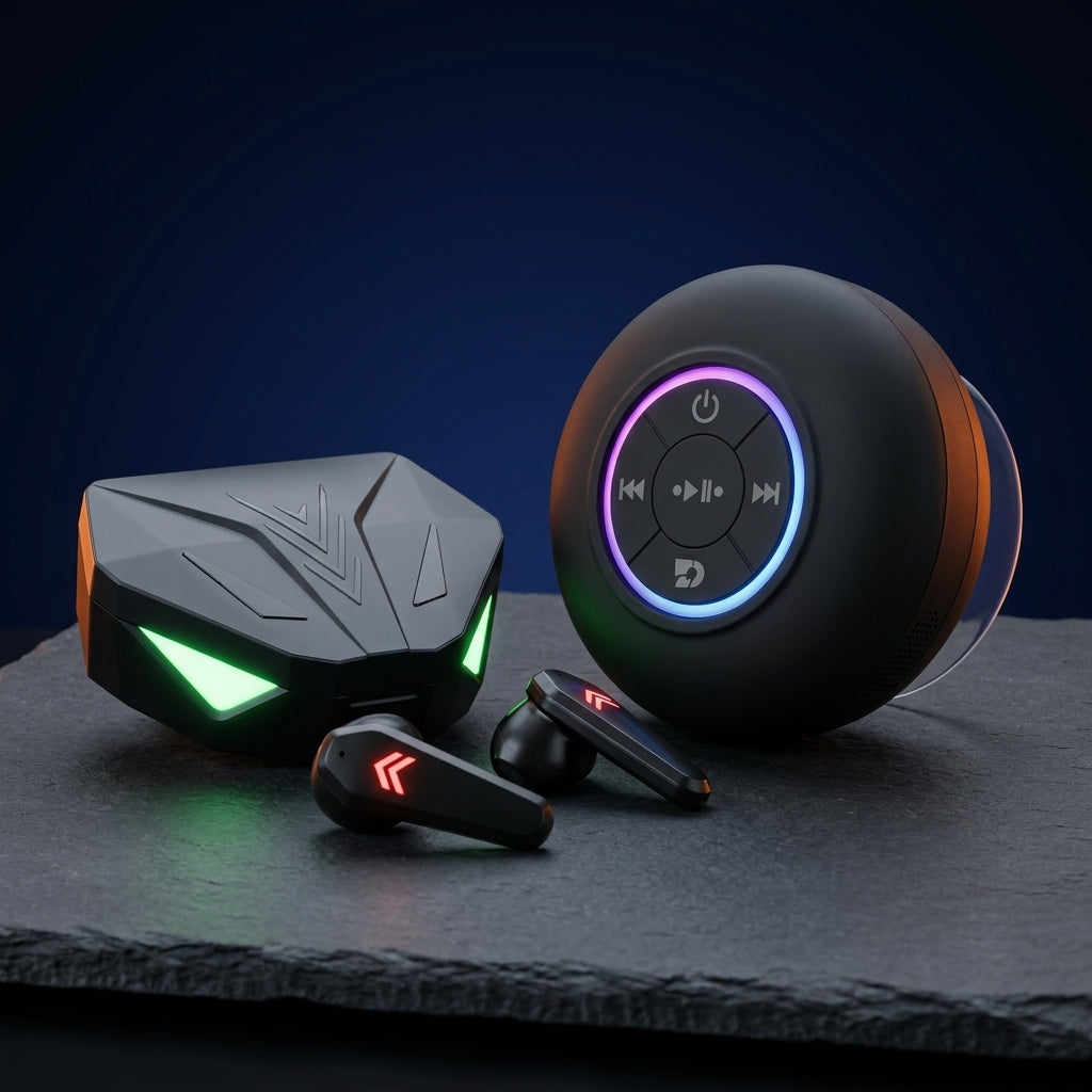 X15 bežične bluetooth slušalice i vodootporni zvučnik — kombo paket