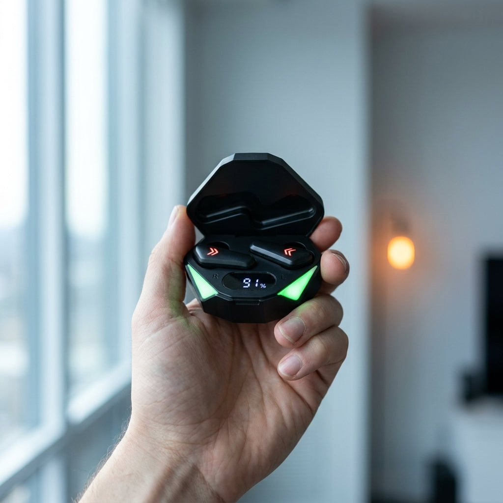 X15 bluetooth slušalice sa displejom baterije i USB-C punjenjem